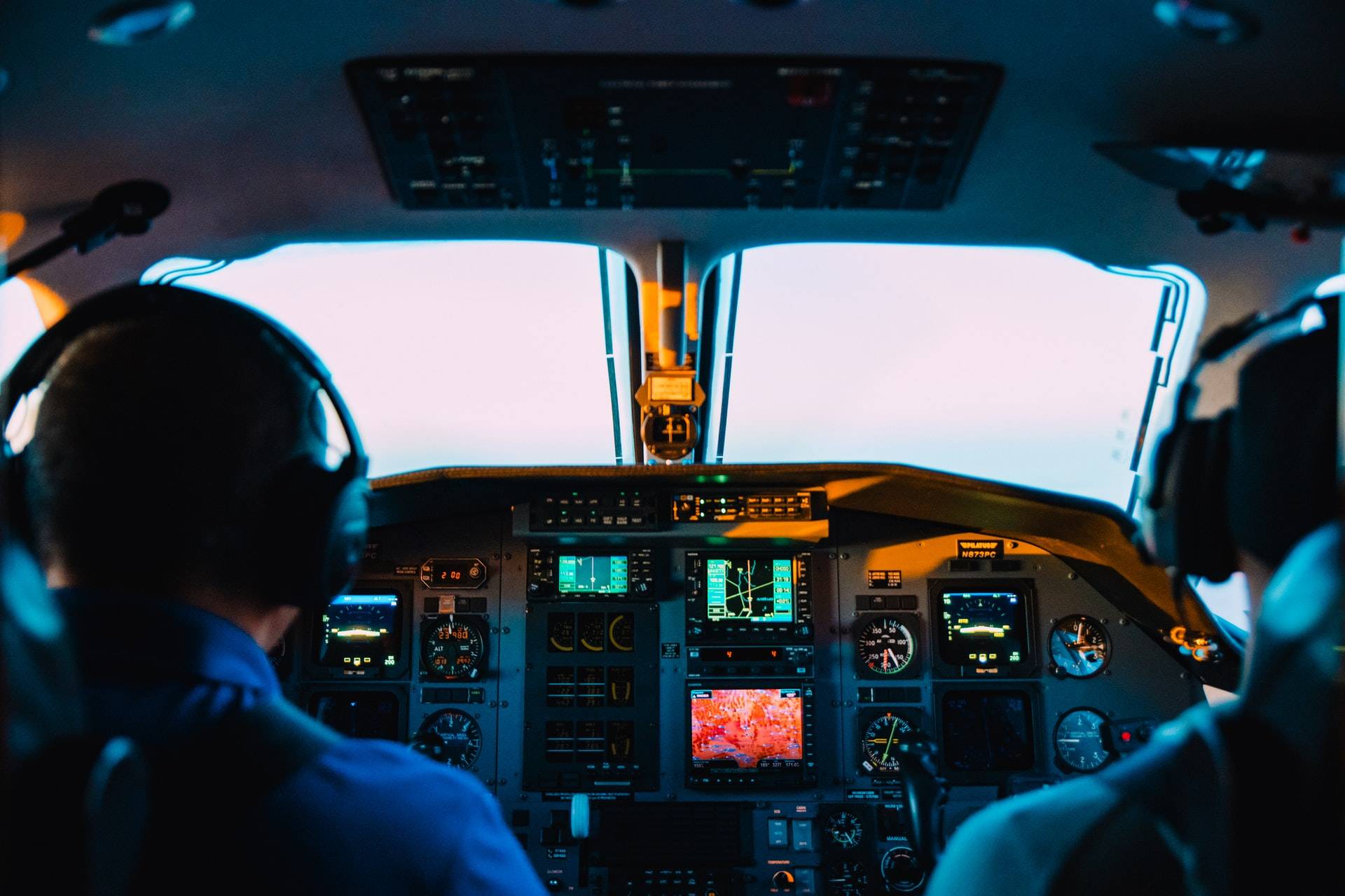 Pilots at the cockpit - Darren Yaw